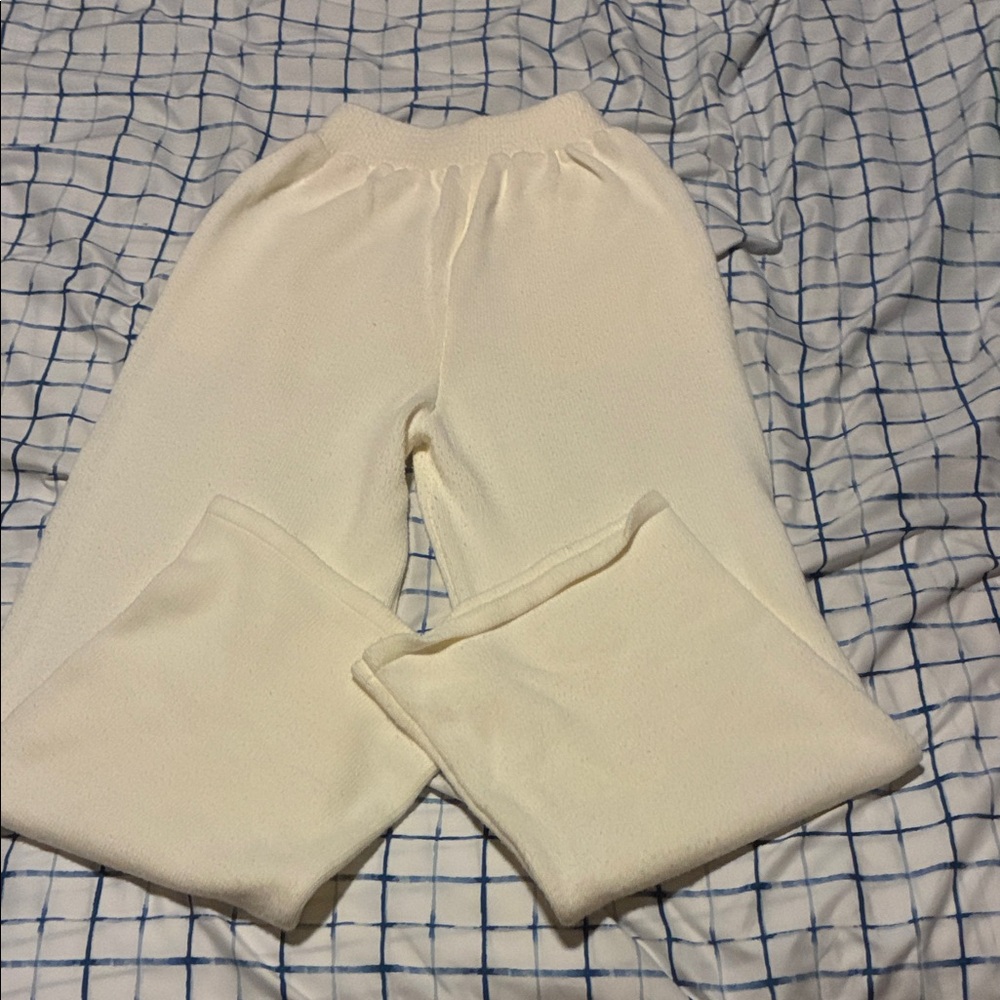 Cozy Cream Lounge Pants